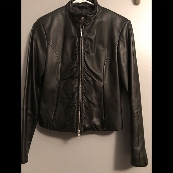 Wilsons Leather Jackets & Blazers - Wilson Leather ladies black leather jacket